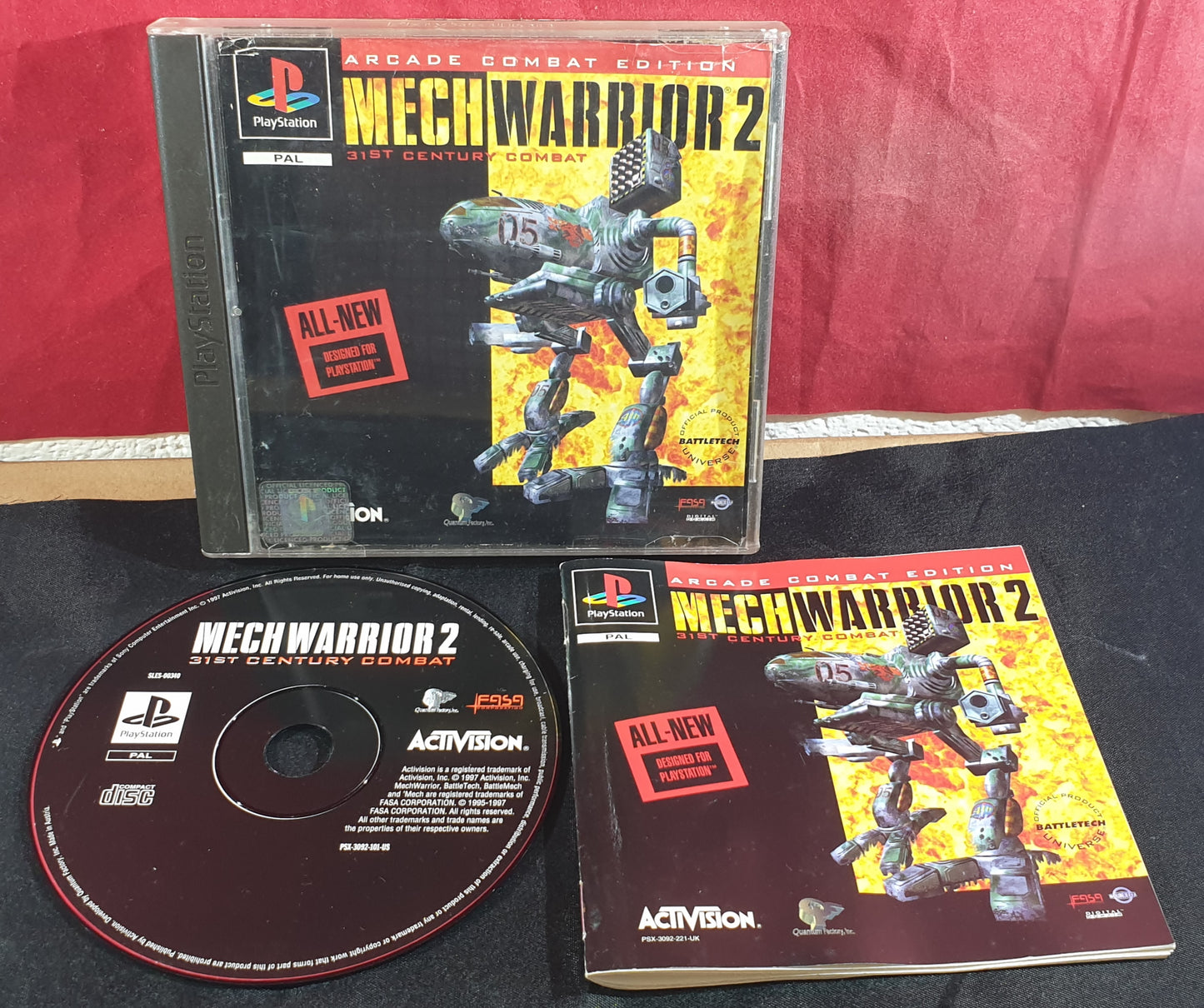 Mechwarrior 2 31st Century Combat Sony Playstation 1 (PS1) Game