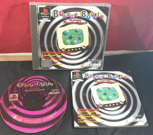 Bubble Bobble Also Including Rainbow Islands Sony Playstation 1 (PS1) Game