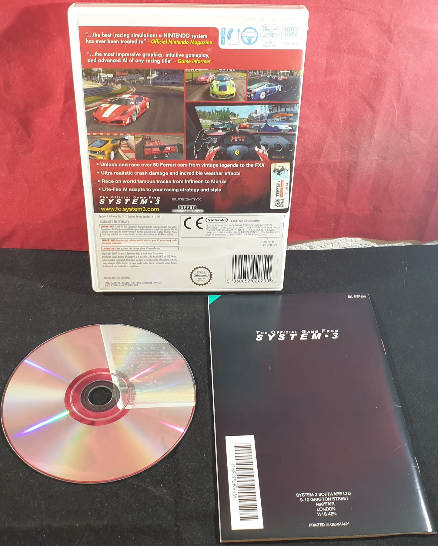 Ferrari Challenge Deluxe Nintendo Wii Game