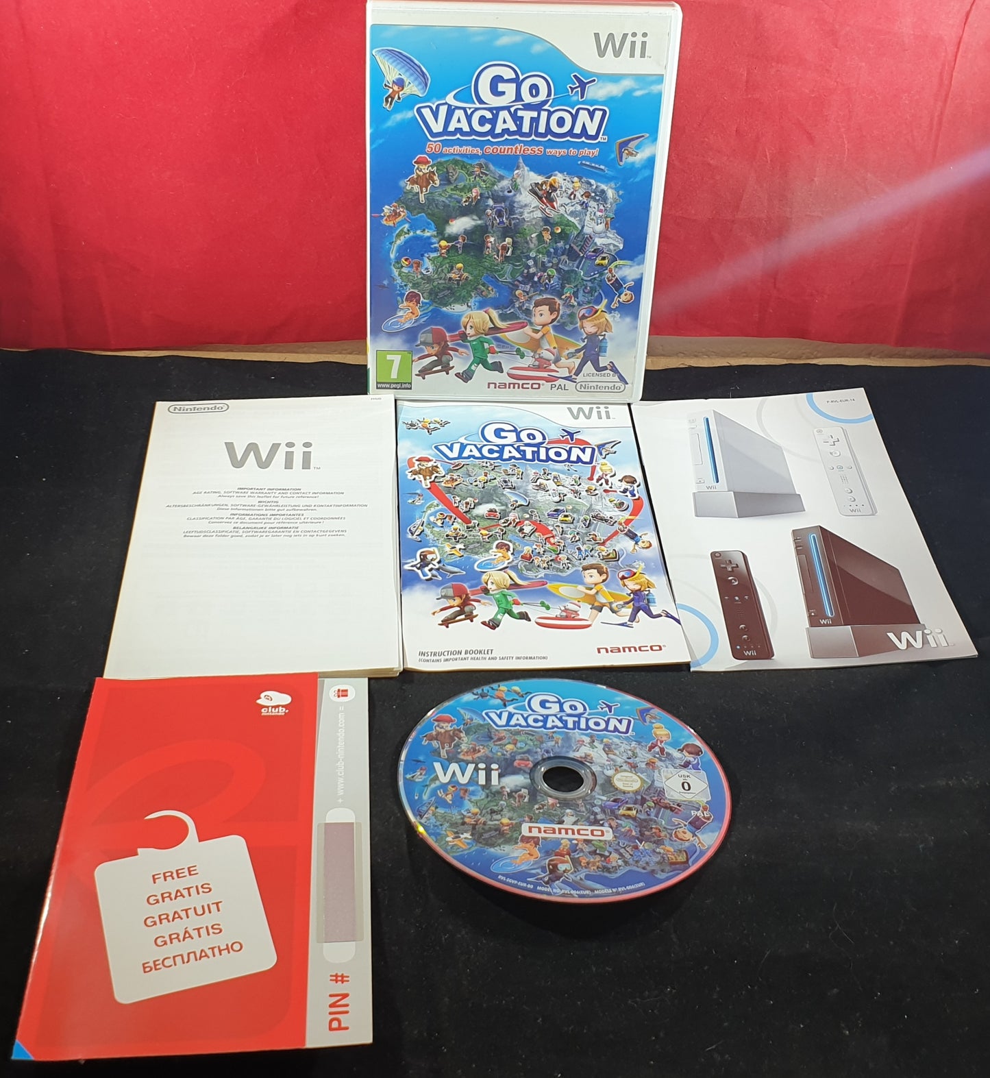 Go Vacation Nintendo Wii Game