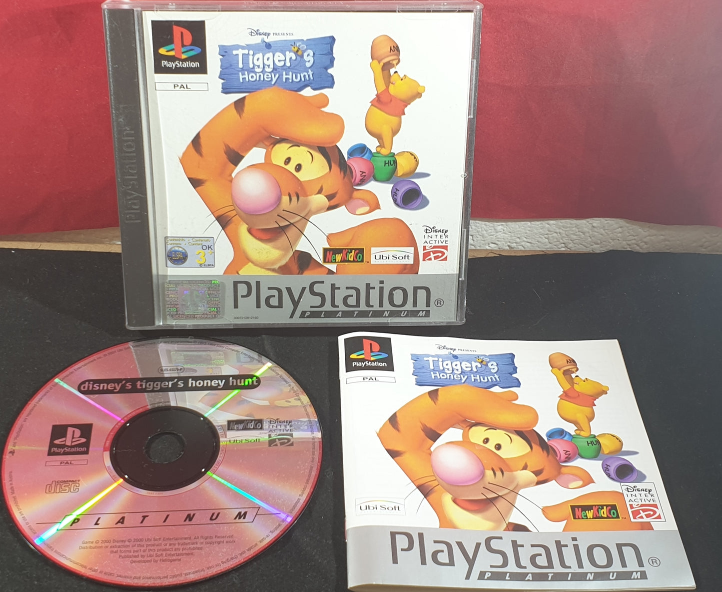 Disney's Tigger's Honey Hunt Platinum Sony Playstation 1 (PS1) Game