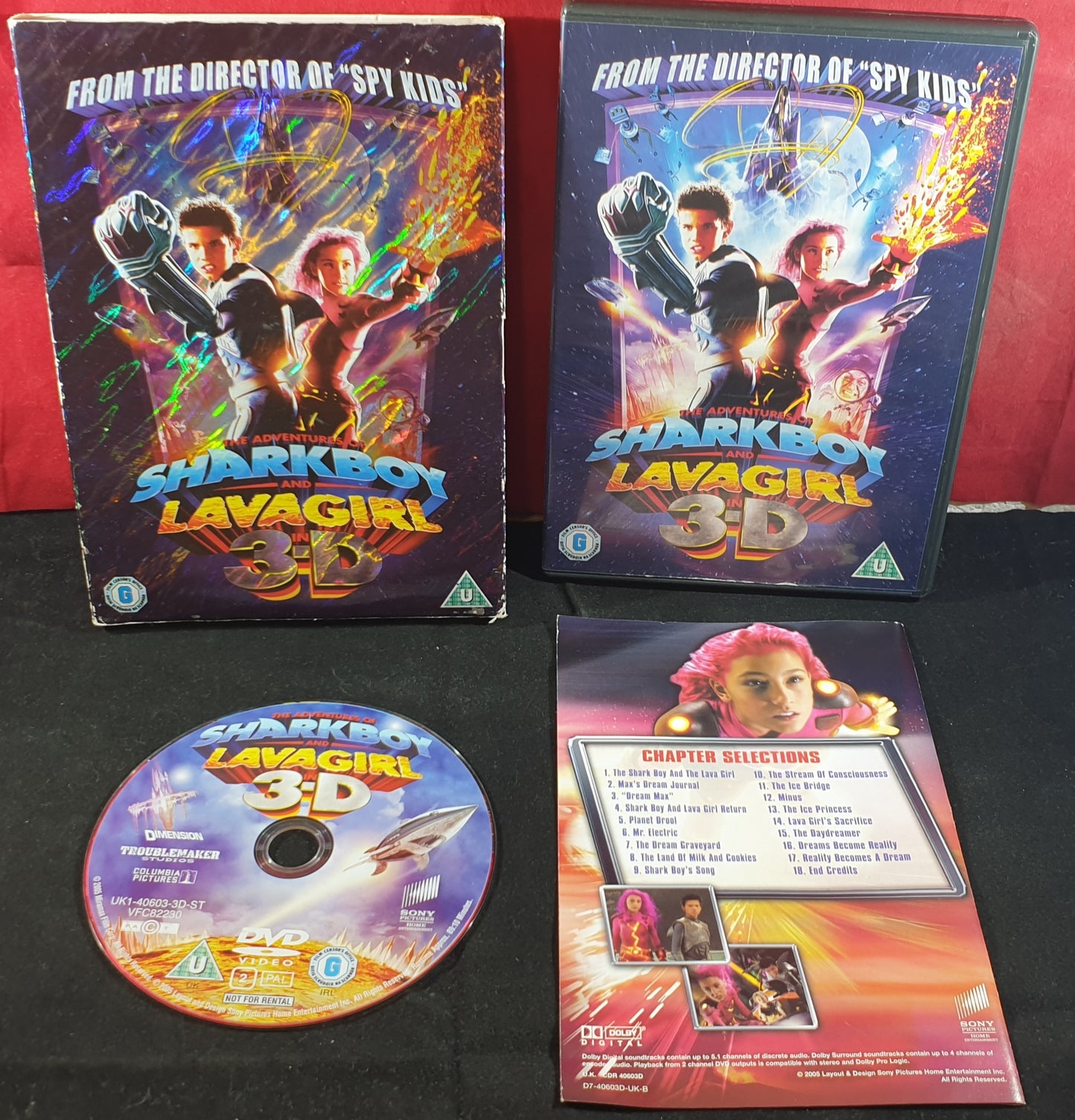 The Adventures of Sharkboy and Lavagirl in 3-D DVD