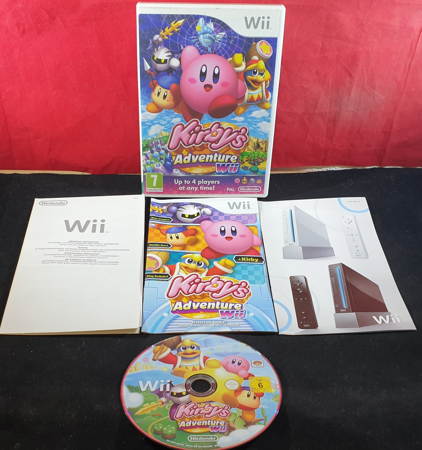 Kirby's Adventure Nintendo Wii Game