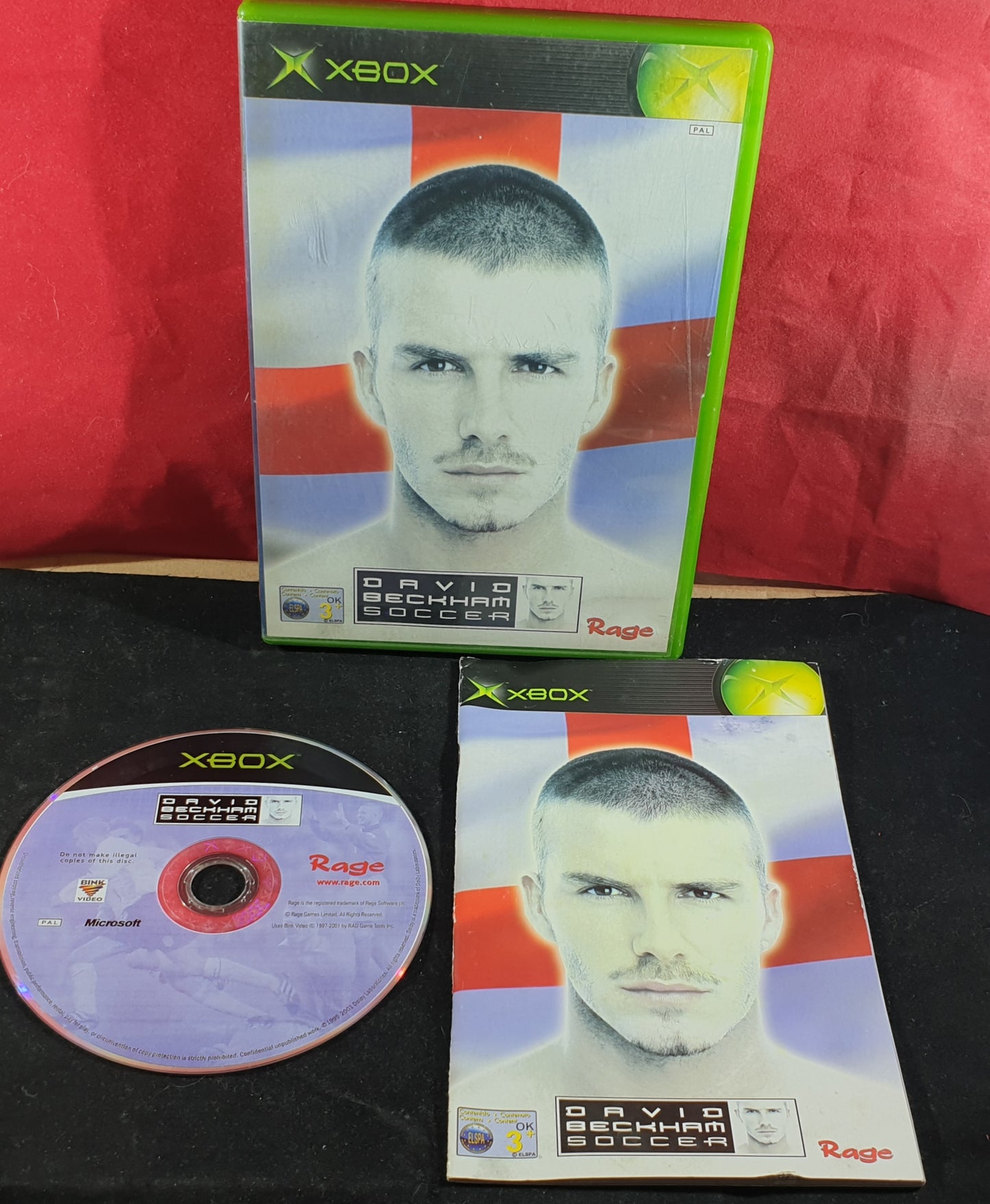 David Beckham Soccer Microsoft Xbox Game