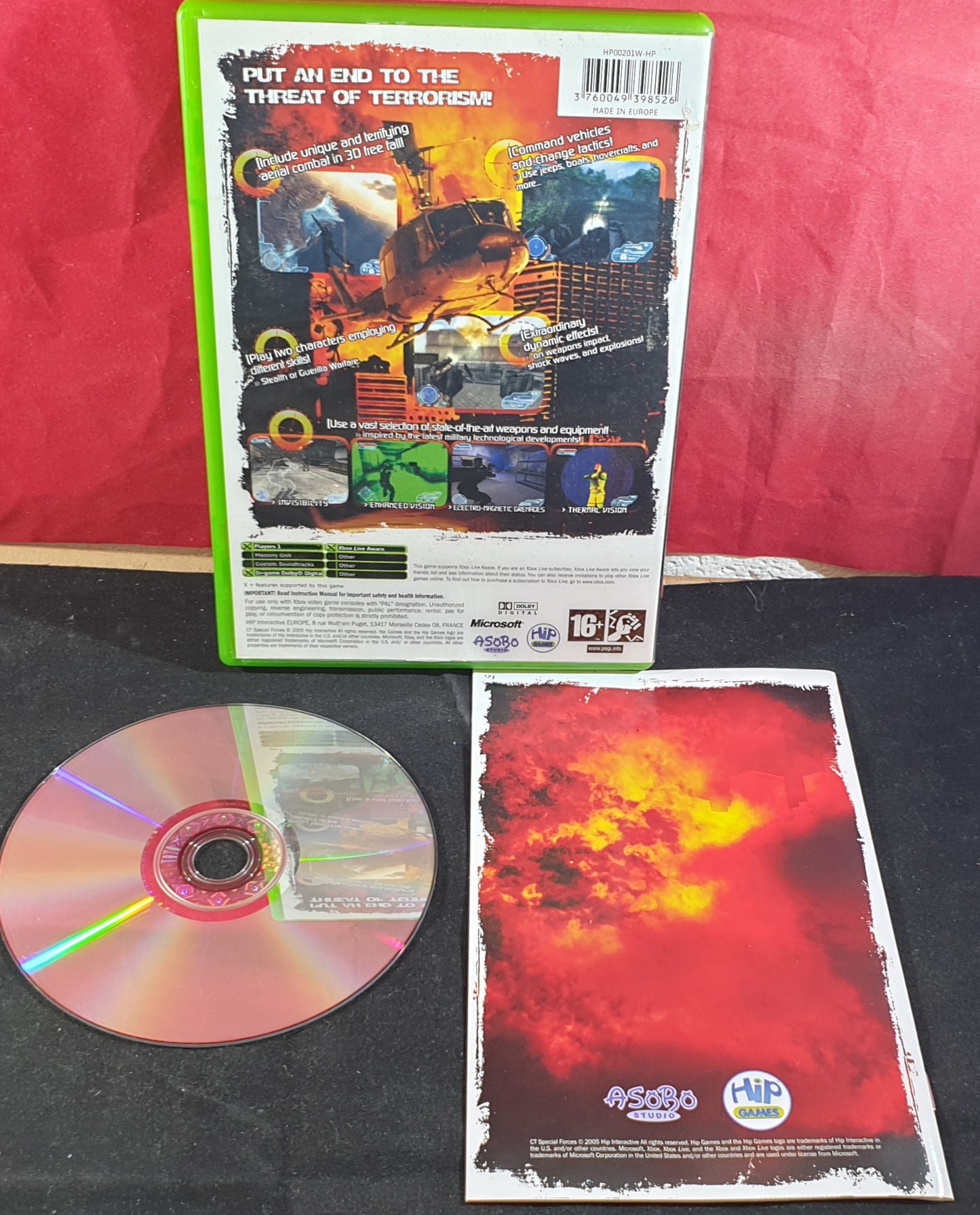 CT Special Forces Fire for Effect AKA Special Forces: Nemesis Strike Microsoft Xbox Game