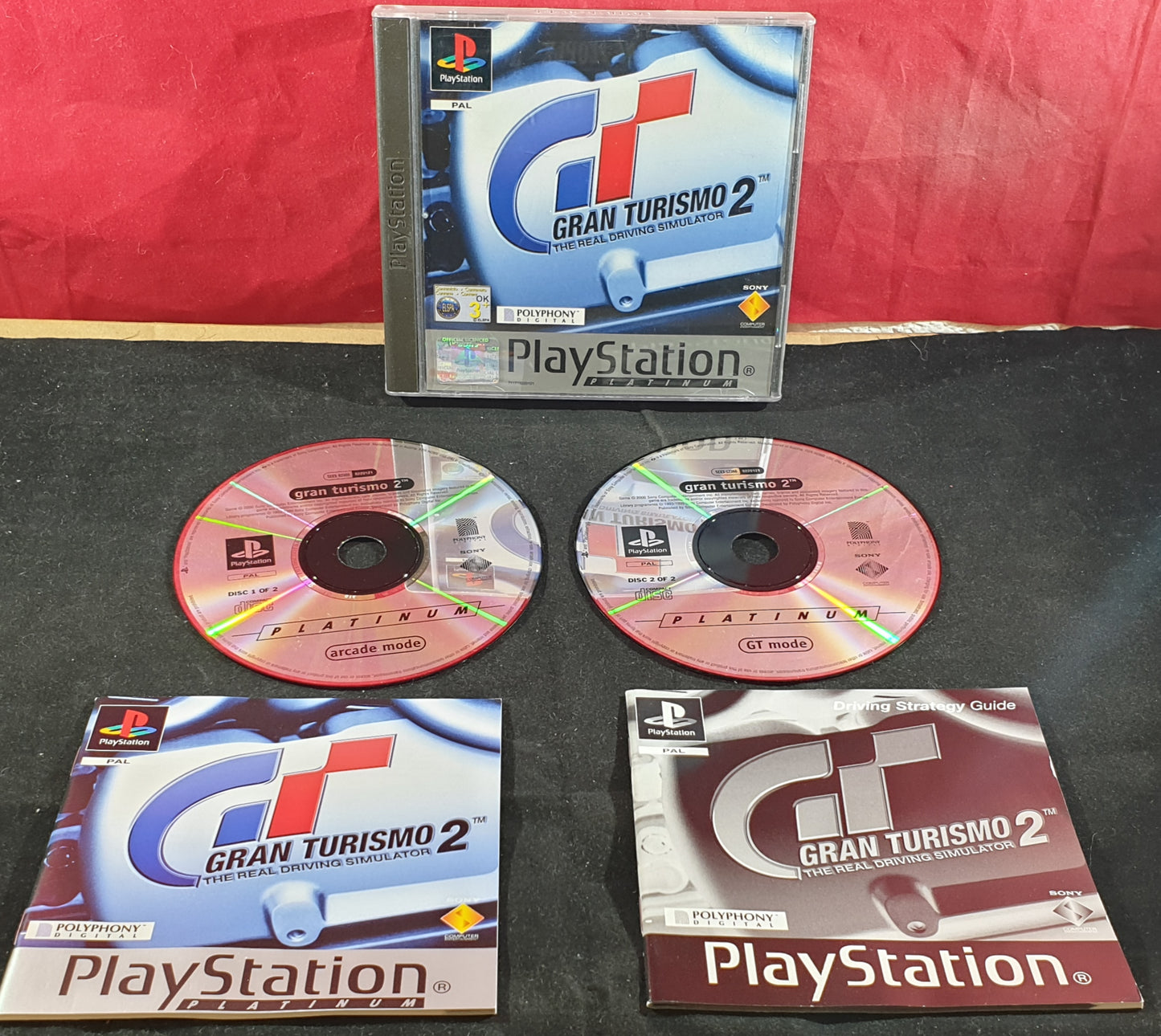 Gran Turismo 2 Platinum Sony Playstation 1 (PS1) Game