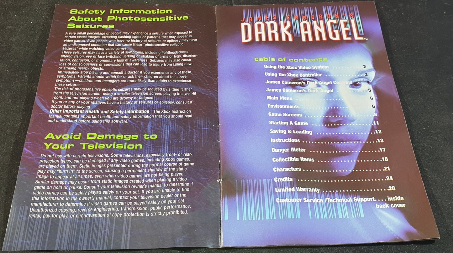 Dark Angel Microsoft Xbox
