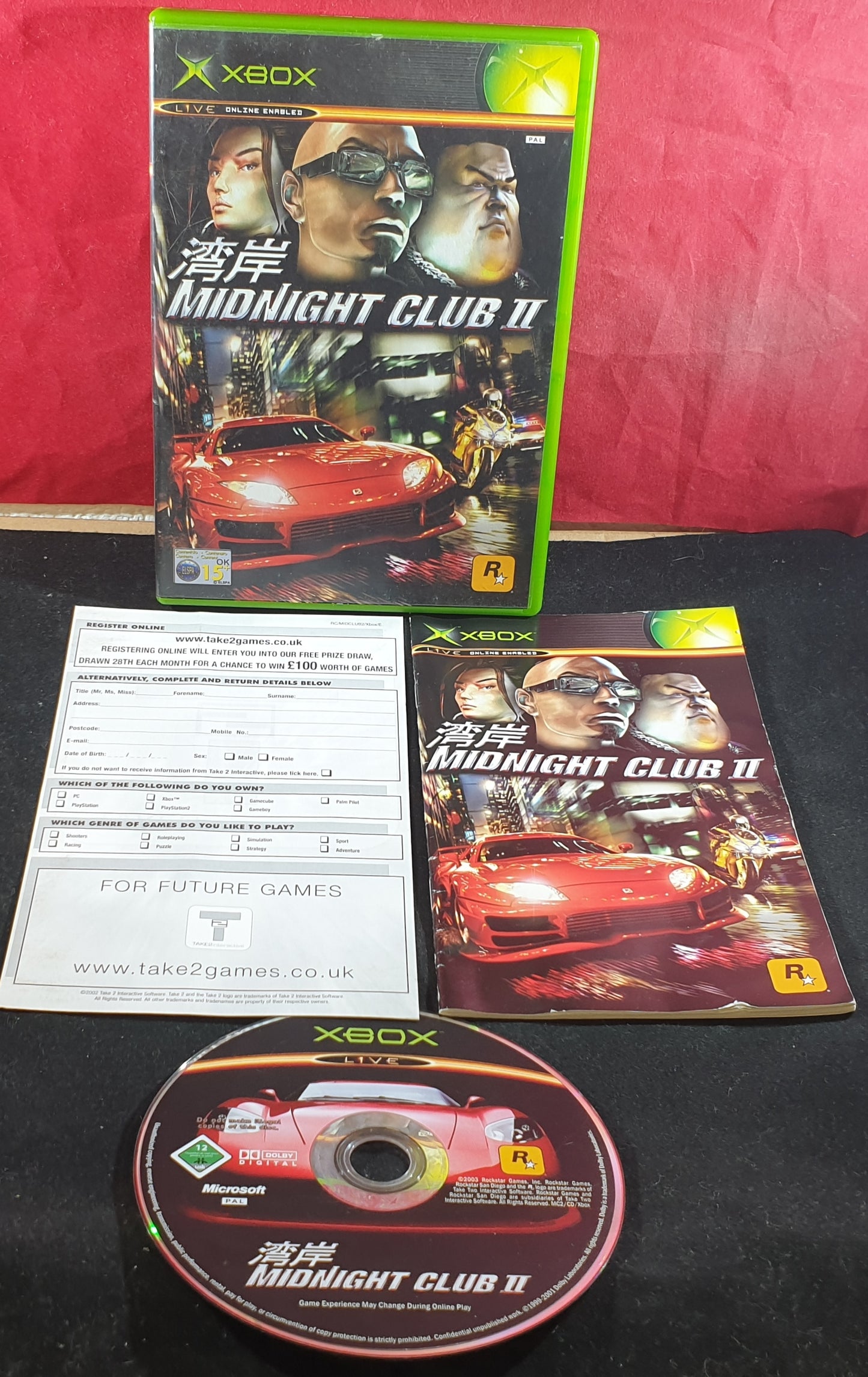 Midnight Club II Microsoft Xbox