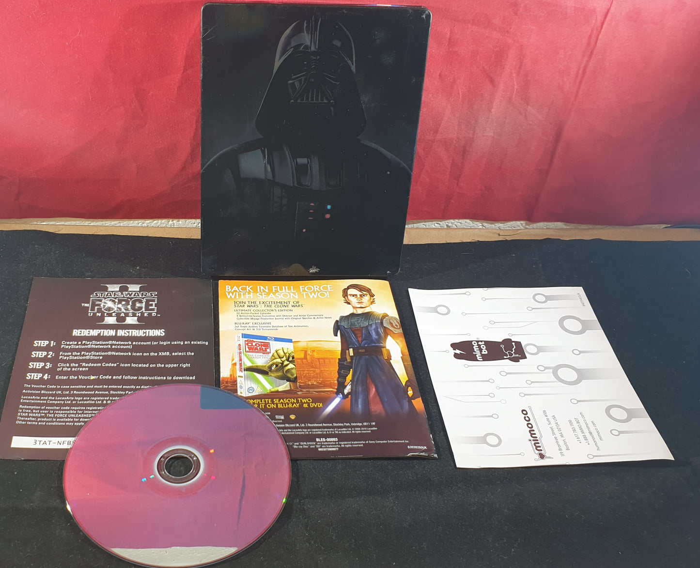 Star Wars the Force Unleashed II in RARE Steel Case Sony Playstation 3 (PS3) Game