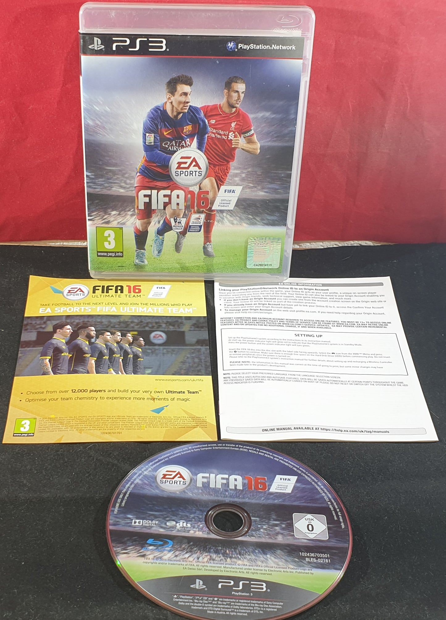 FIFA 16 Sony Playstation 3 (PS3) Game