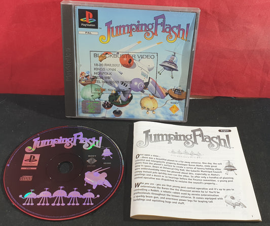Jumping Flash Sony PlayStation 1 (PS1) Game