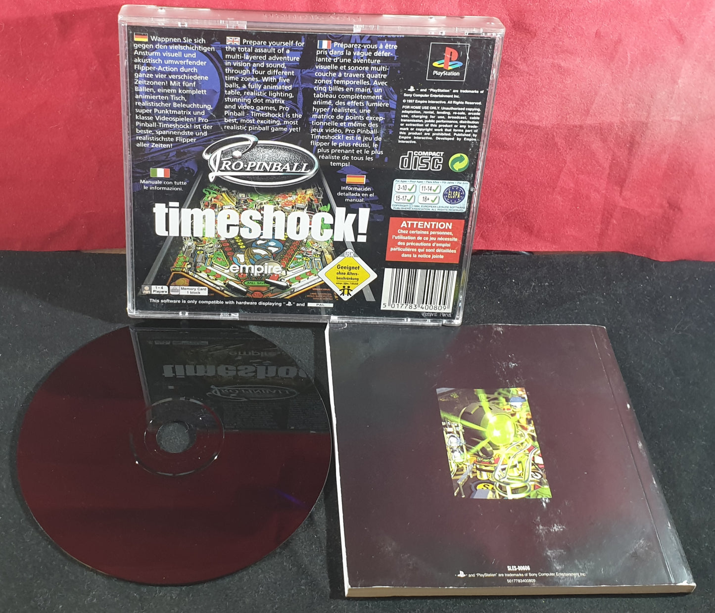 Timeshock! Sony Playstation 1 (PS1) Game