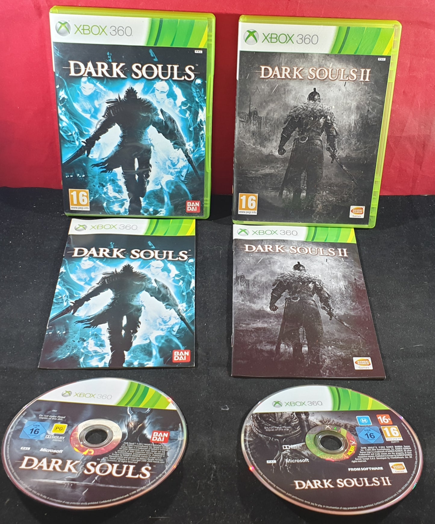 Dark Souls 1 & 2 Microsoft Xbox 360 Game Bundle