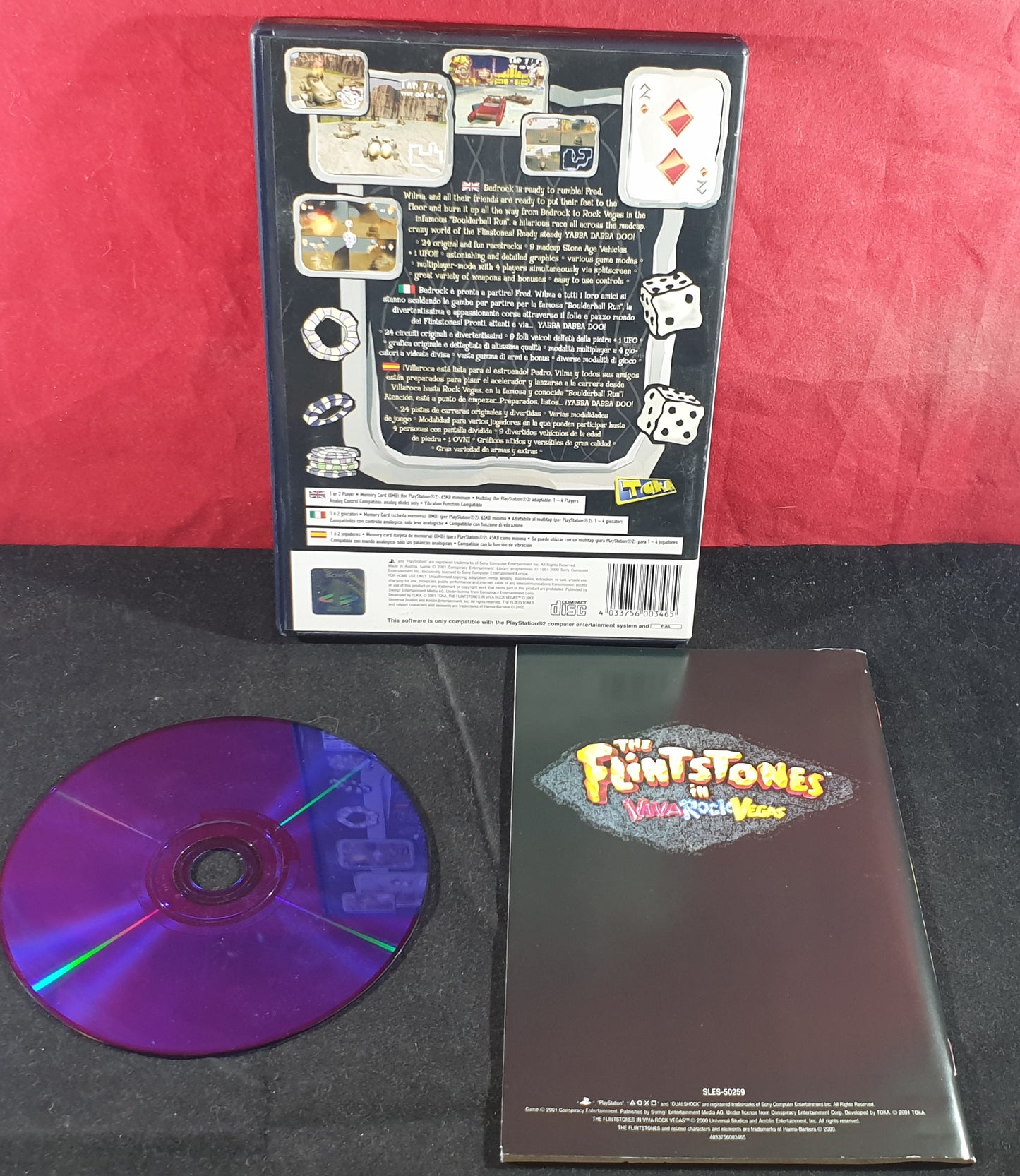 The Flinstones in Viva Rock Vegas Sony Playstation 2 (PS2) Game