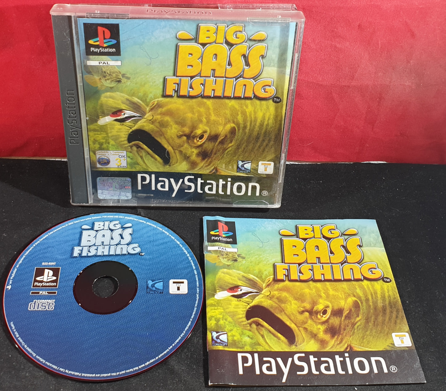 Big Bass Fishing Sony Playstation 1 (PS1) Game
