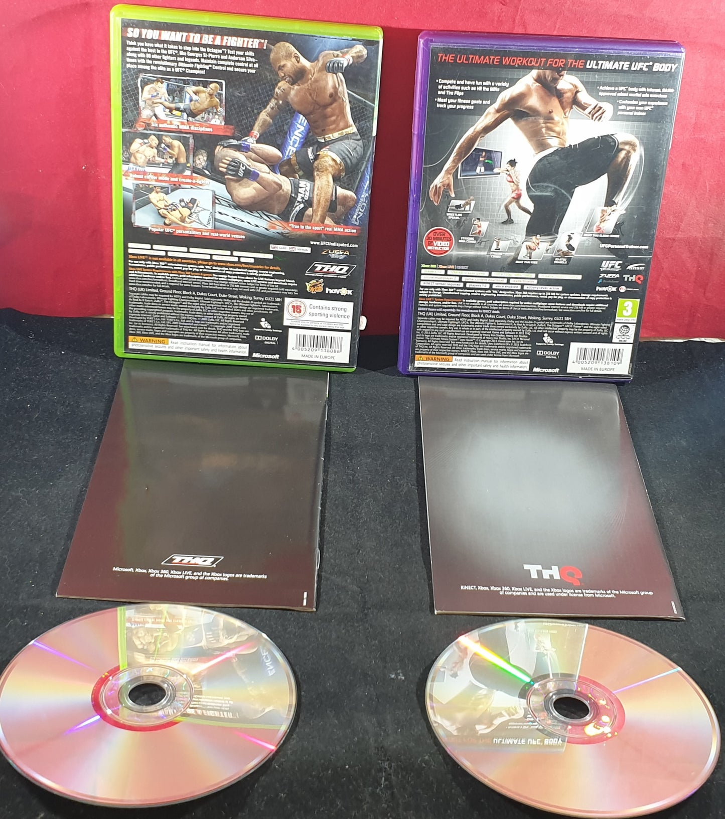 UFC Trainer & UFC 2009 Microsoft Xbox 360 Game Bundle