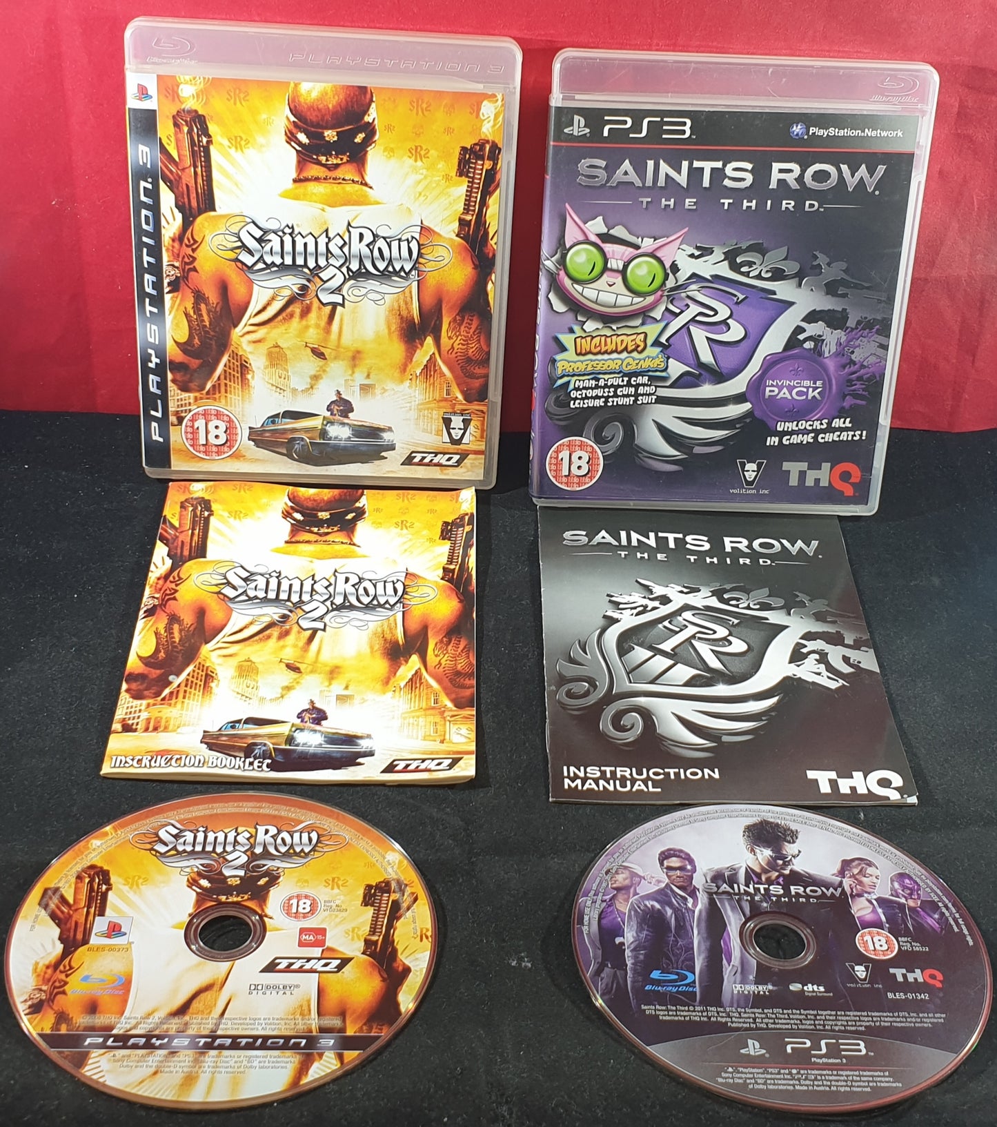 Saints Row 2 & 3 Sony Playstation 3 (PS3) Game Bundle