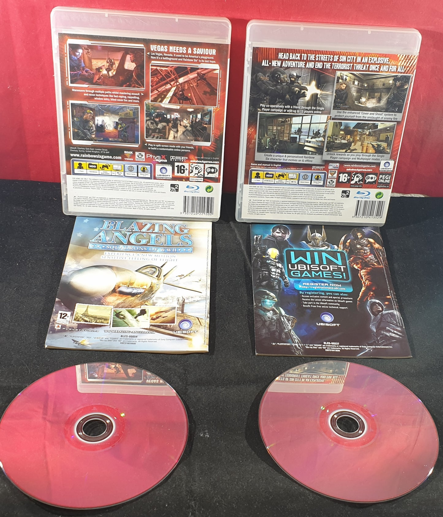 Tom Clancy's Rainbow Six Vegas 1 & 2 Sony Playstation 3 (PS3) Game Bundle