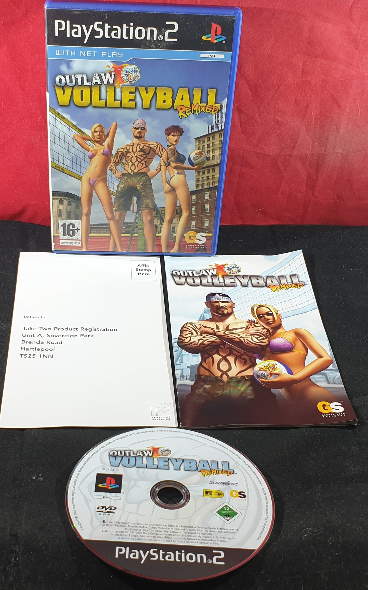 Outlaw Volleyball Remixed Sony Playstation 2 (PS2) Game
