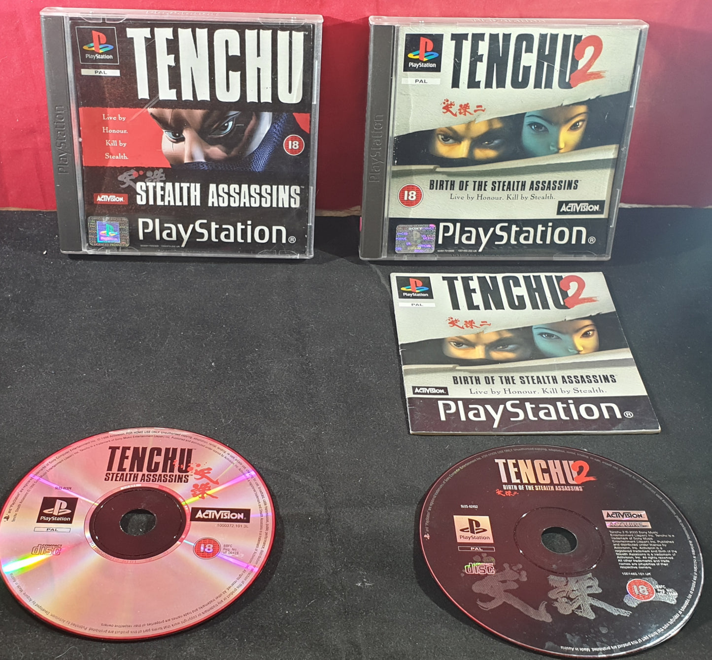 Tenchu 1 & 2 Sony Playstation 1 (PS1) Game