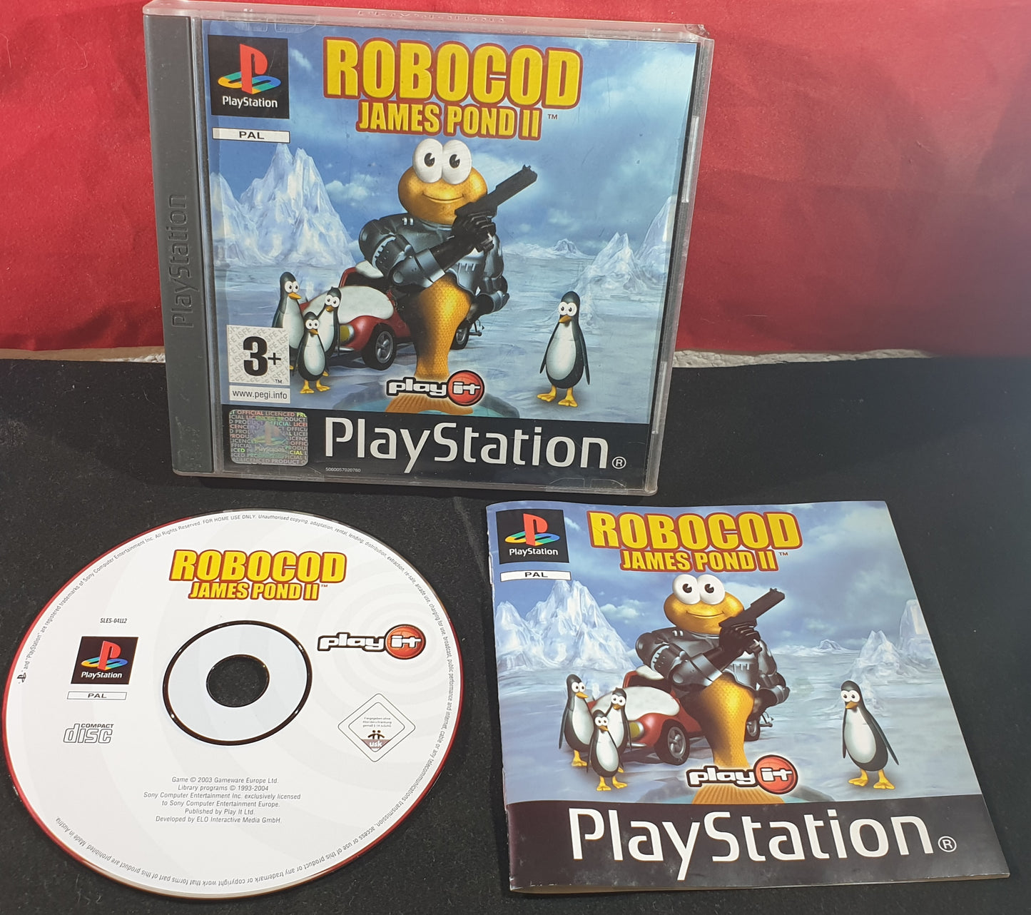Robocod James Pond II Sony Playstation 1 (PS1) Game