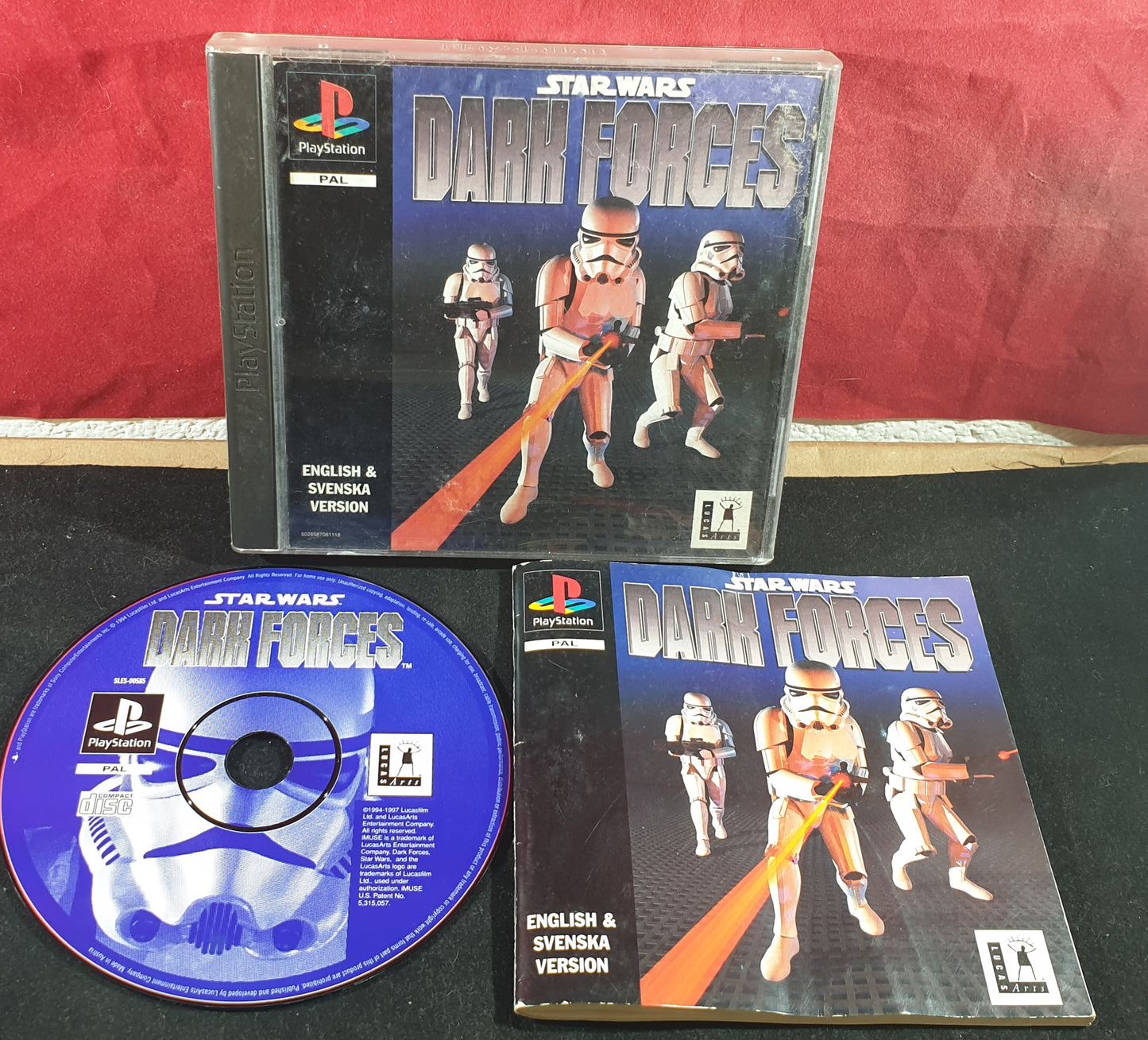 Star Wars Dark Forces Sony Playstation 1 (PS1) Game