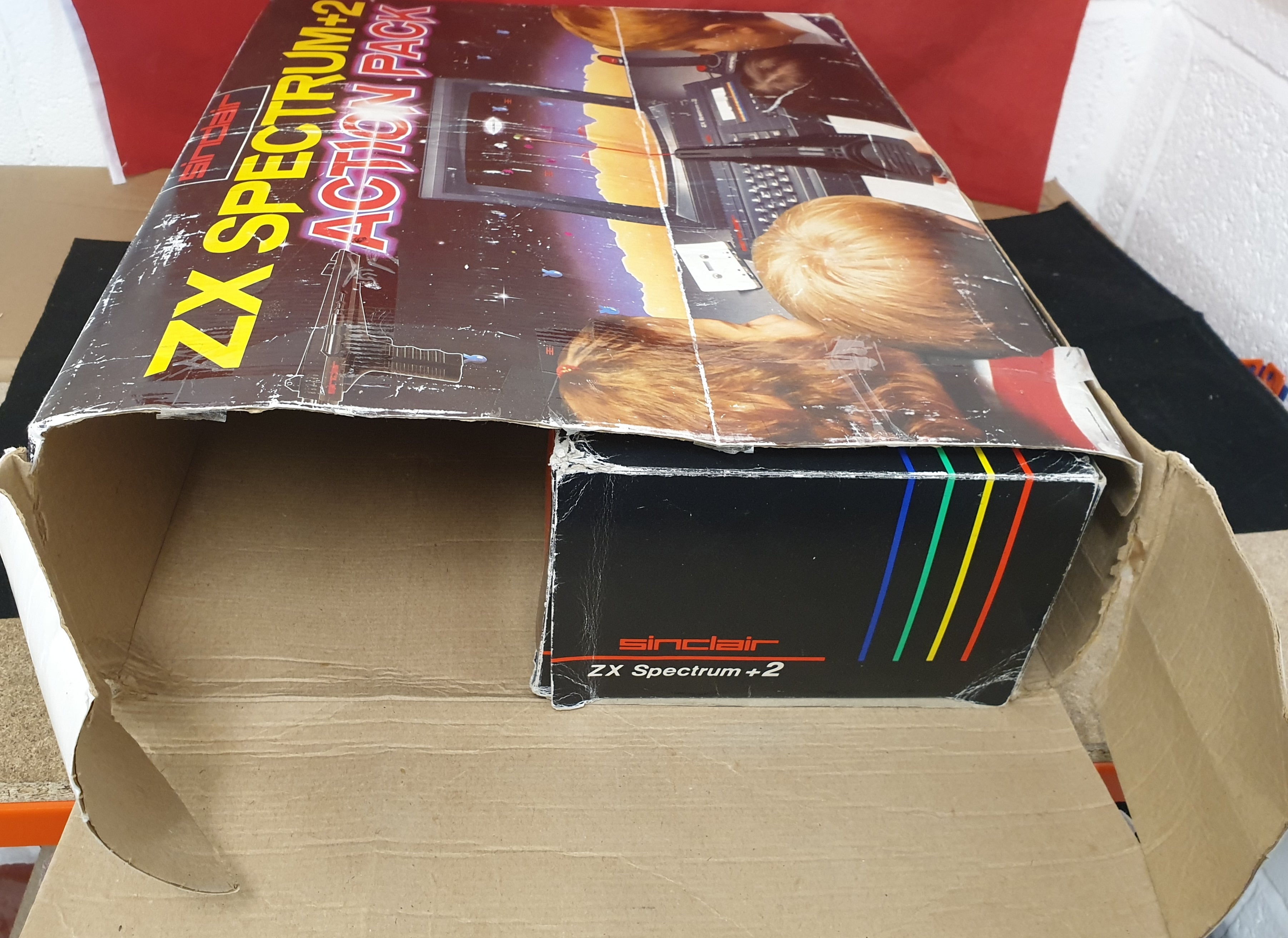 ZX Spectrum +2 Action Pack Console complete and working – Retro 