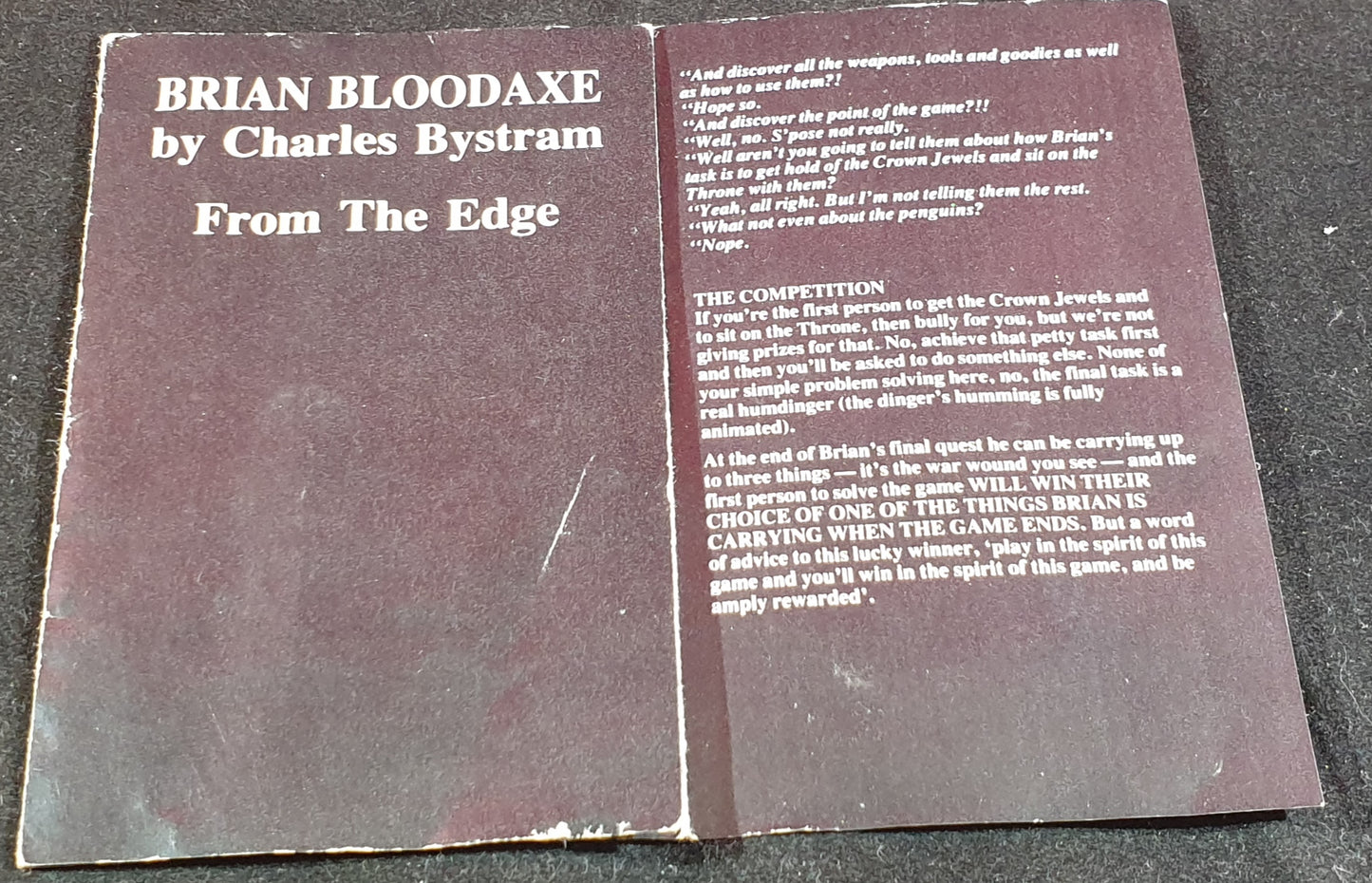 Brian Bloodaxe ZX Spectrum Game