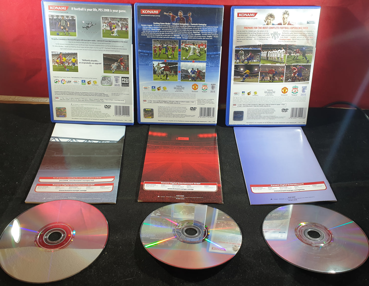 PES Pro Evolution Soccer 2008 - 2010 Sony Playstation 2 (PS2) Game Bundle
