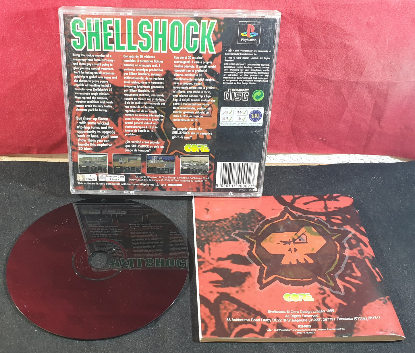 Shellshock Sony Playstation 1 (PS1) Game