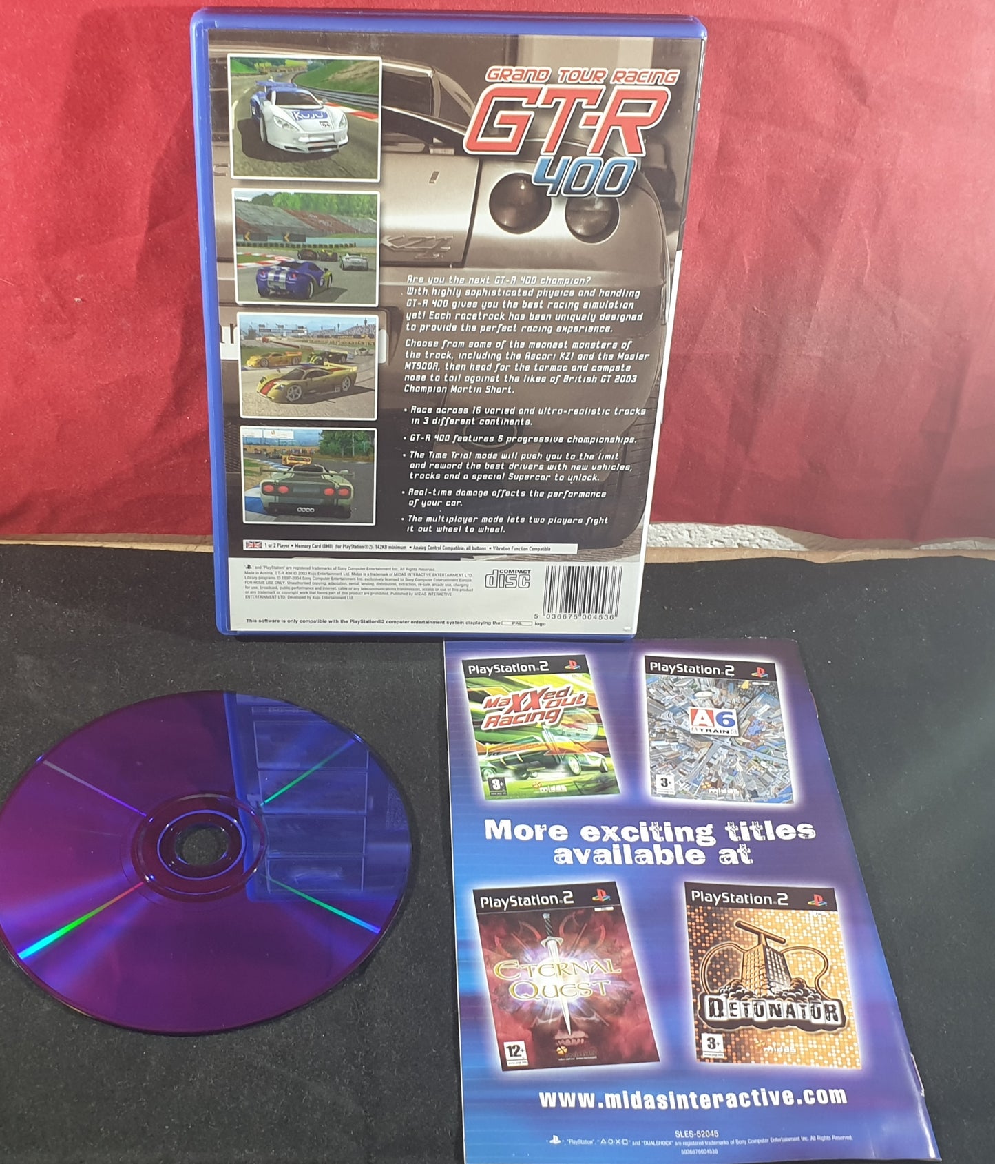 GT-R 400 Sony Playstation 2 (PS2) Game