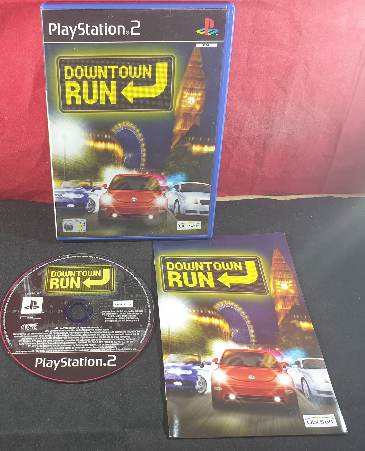 Downtown Run AKA City Racer Sony Playstation 2 (PS2) Game