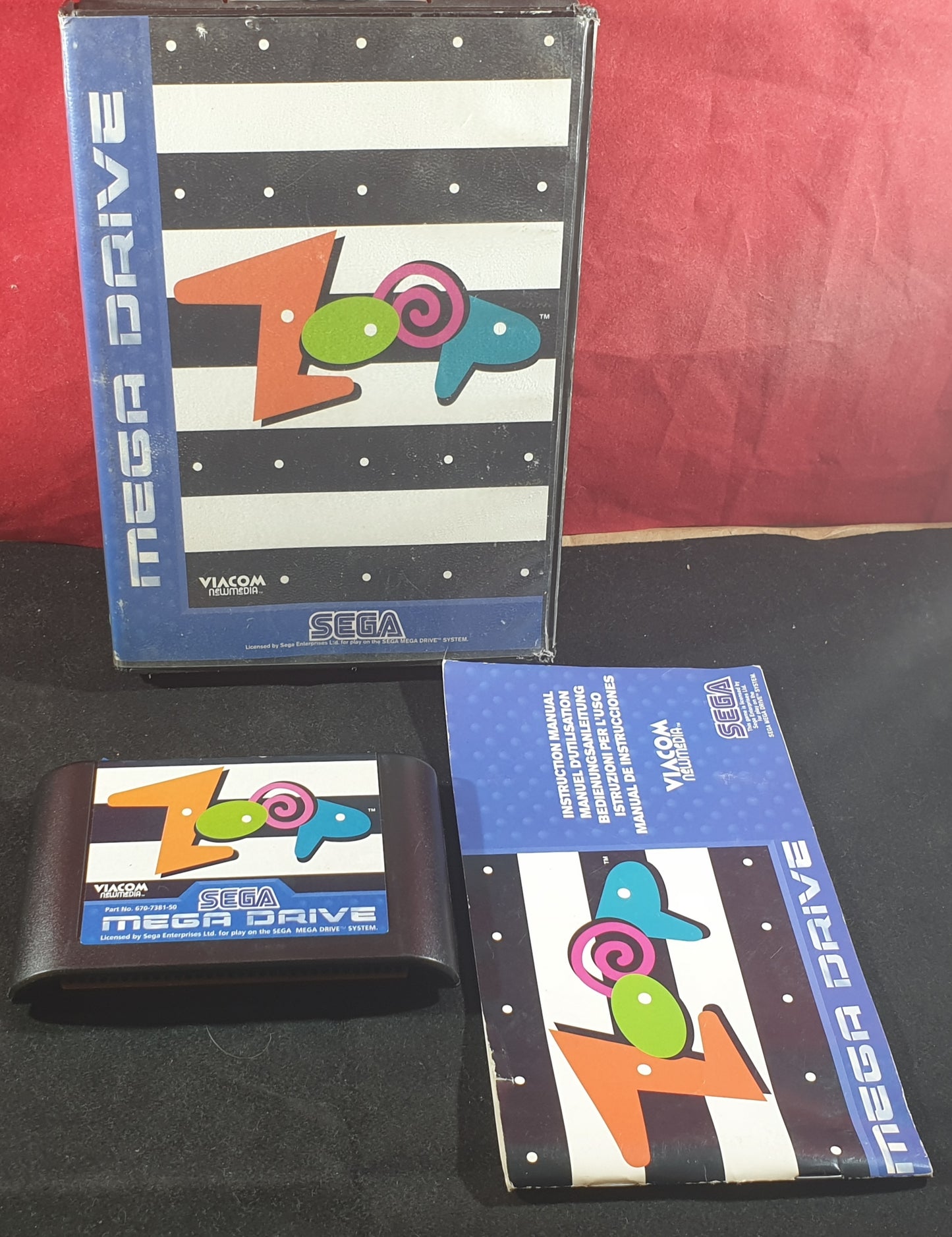 Zoop Sega Mega Drive Game