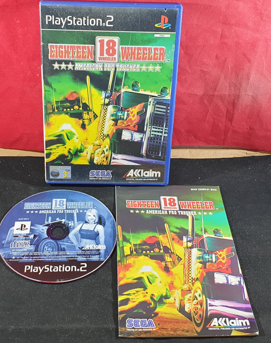 18 Wheeler American Pro Trucker Sony Playstation 2 (PS2) Game
