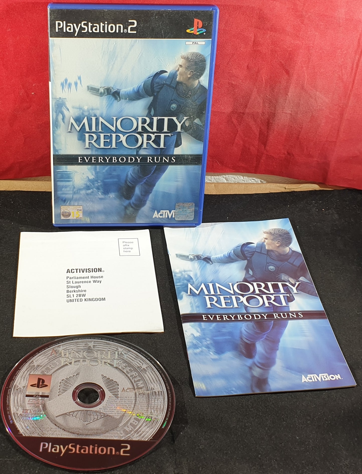 Minority Report Everytbody Runs Sony Playstation 2 (PS2) Game
