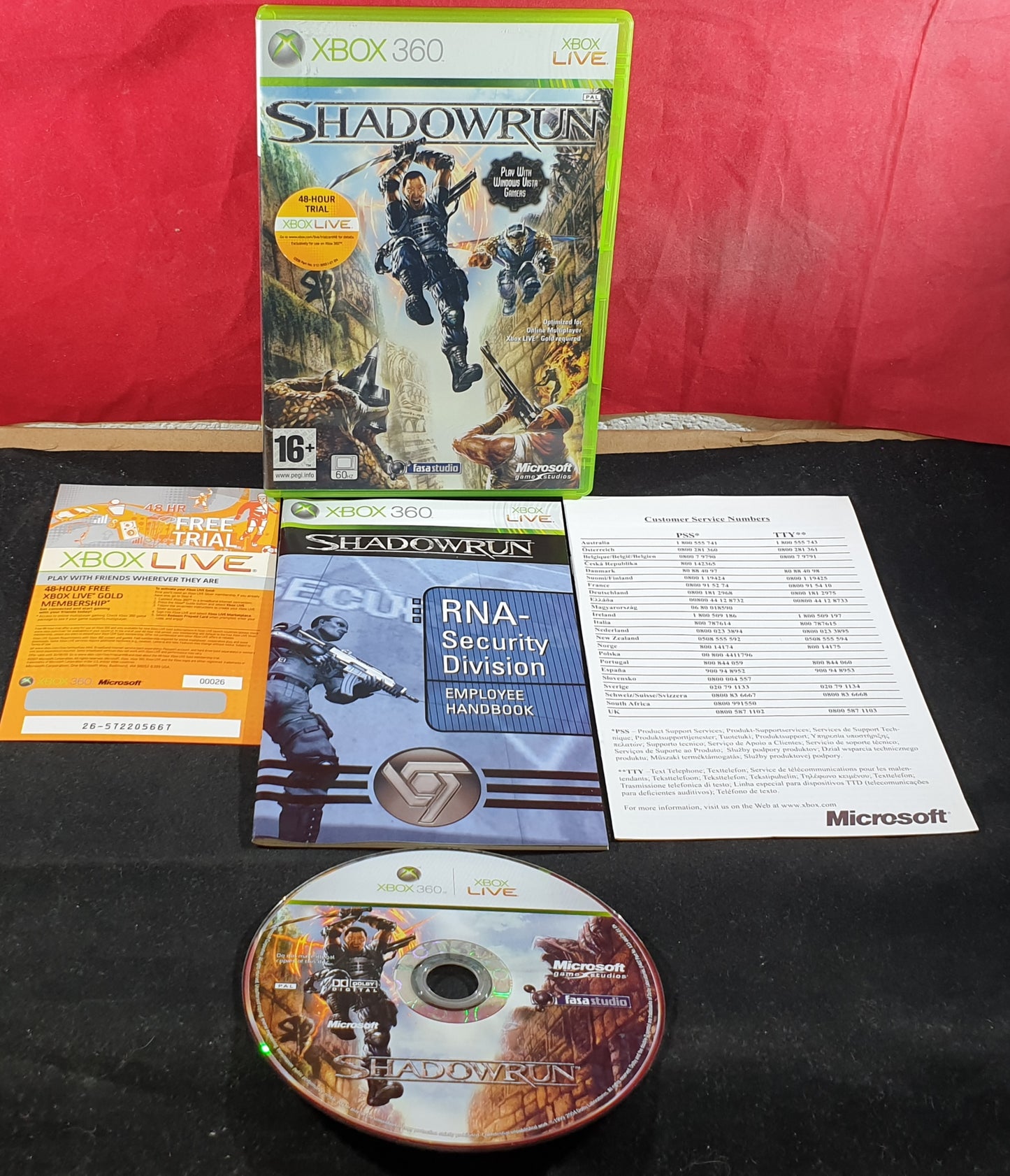 Shadowrun Microsoft Xbox 360 Game
