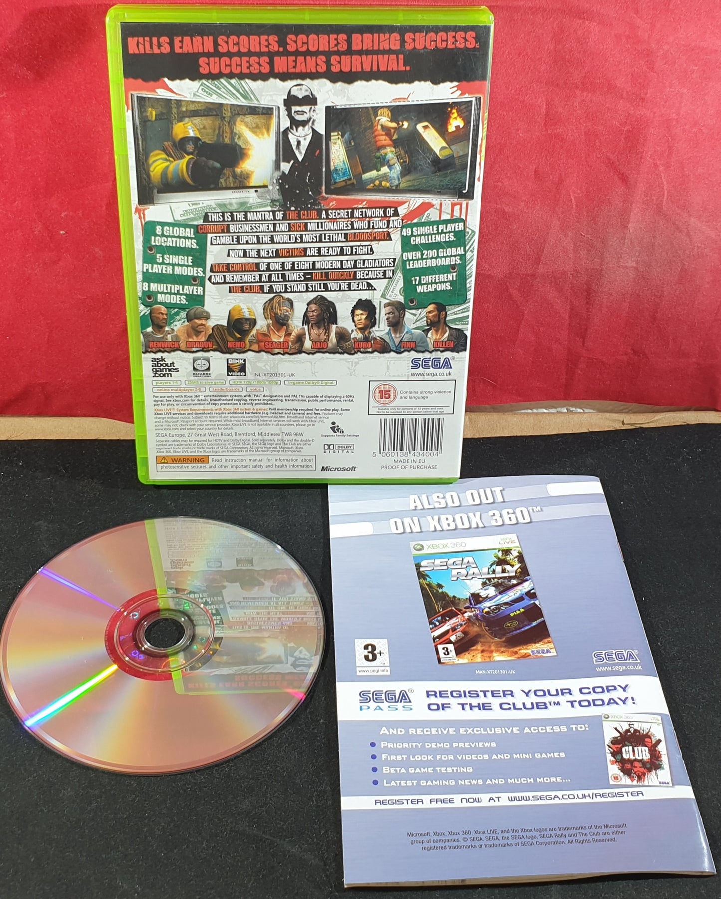 The Club Microsoft Xbox 360 Game