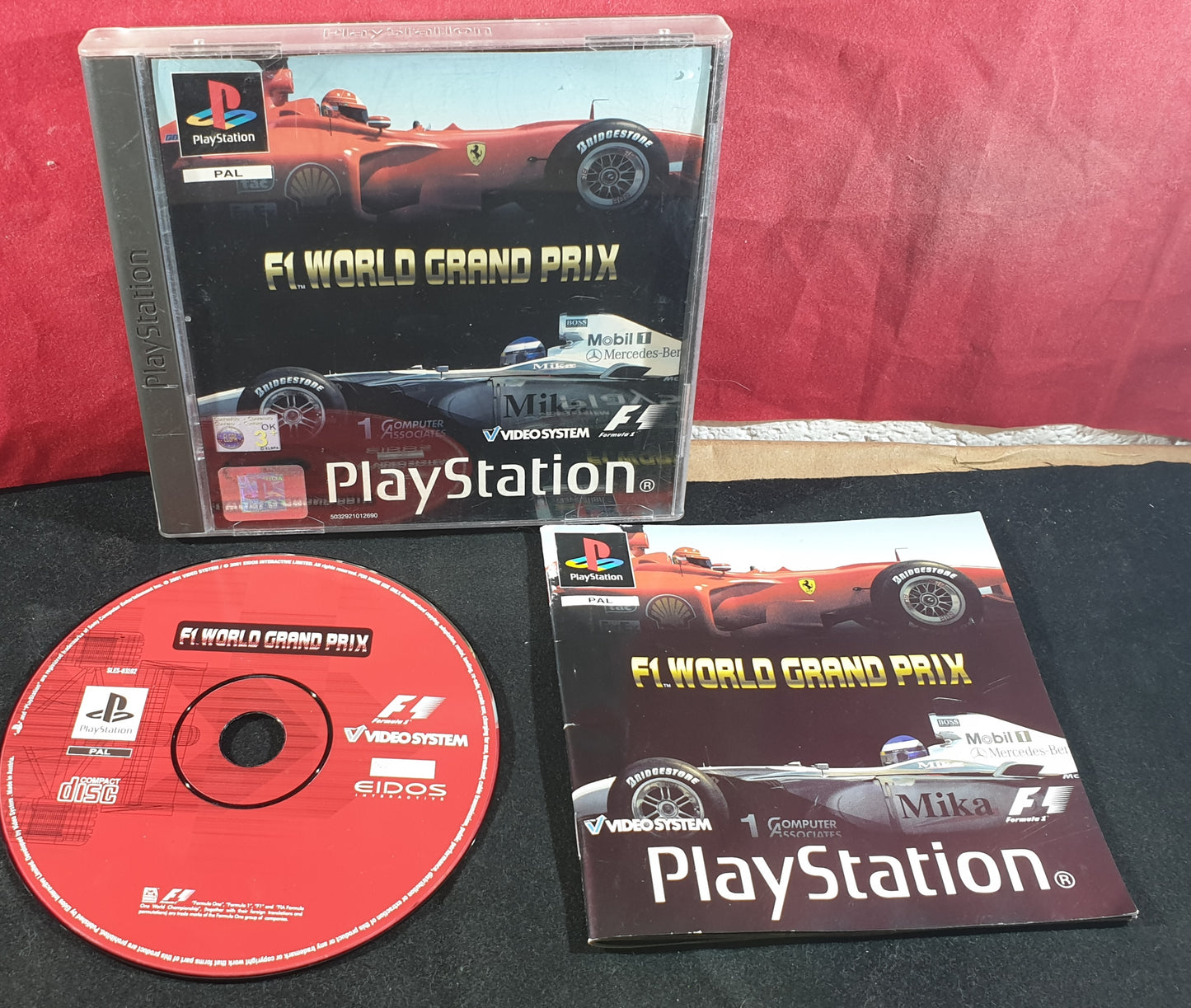 F1 World Grand Prix Sony Playstation 1 (PS1) Game