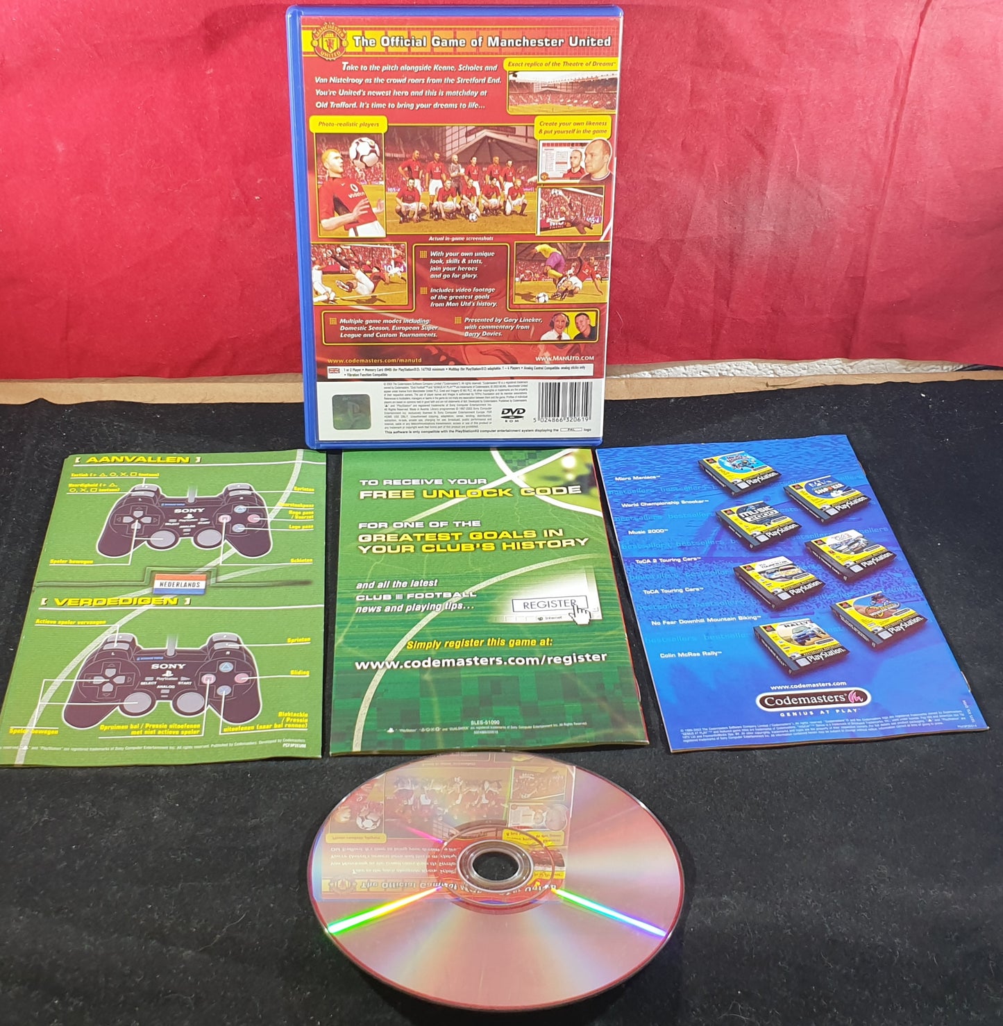 Manchester United Club Football 2003/04 Season Sony Playstation 2 (PS2) Game