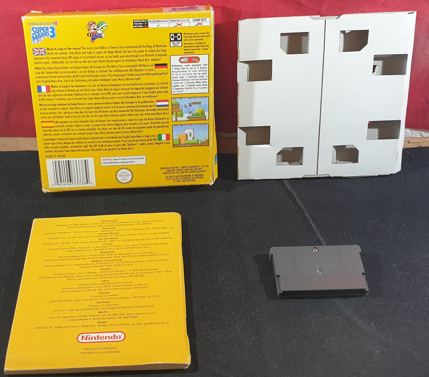 Super Mario Bros 3 Nintendo Game Boy Advance Game