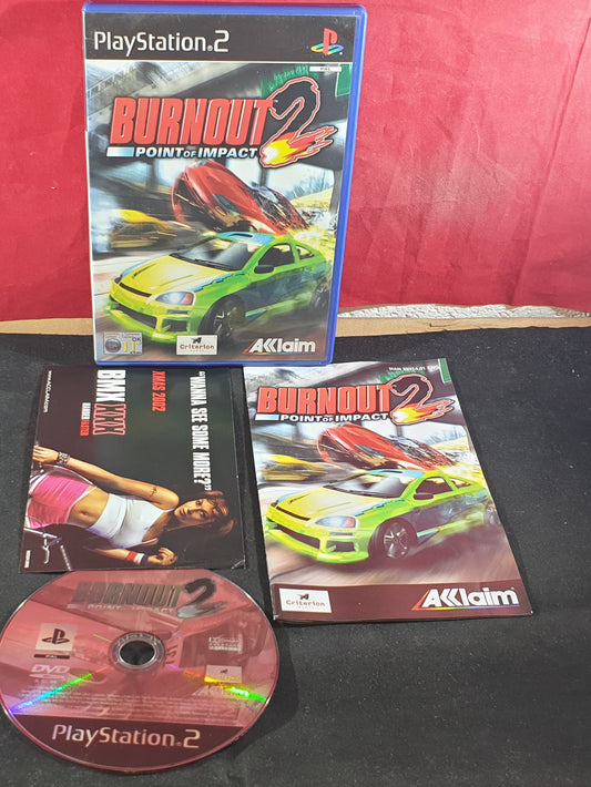 Burnout 2 Point of Impact Black Label Sony Playstation 2 (PS2) Game