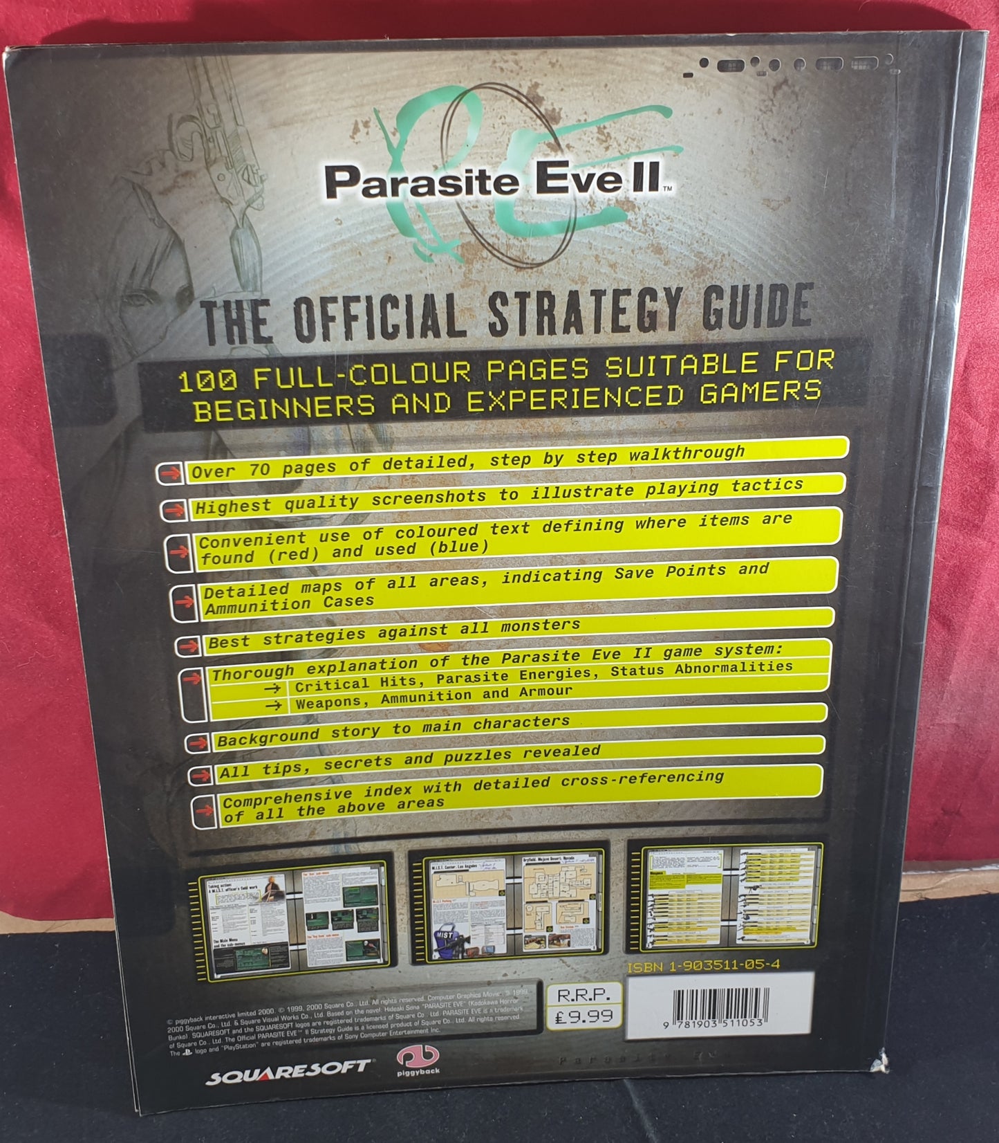 Parasite Eve II Strategy Guide Book
