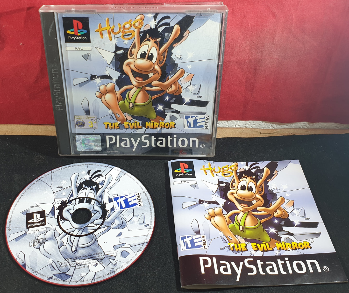 Hugo the Evil Mirror Sony Playstation 1 (PS1) Game