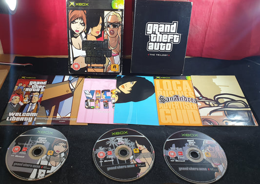 Grand Theft Auto Trilogy with Maps Microsoft Xbox Game