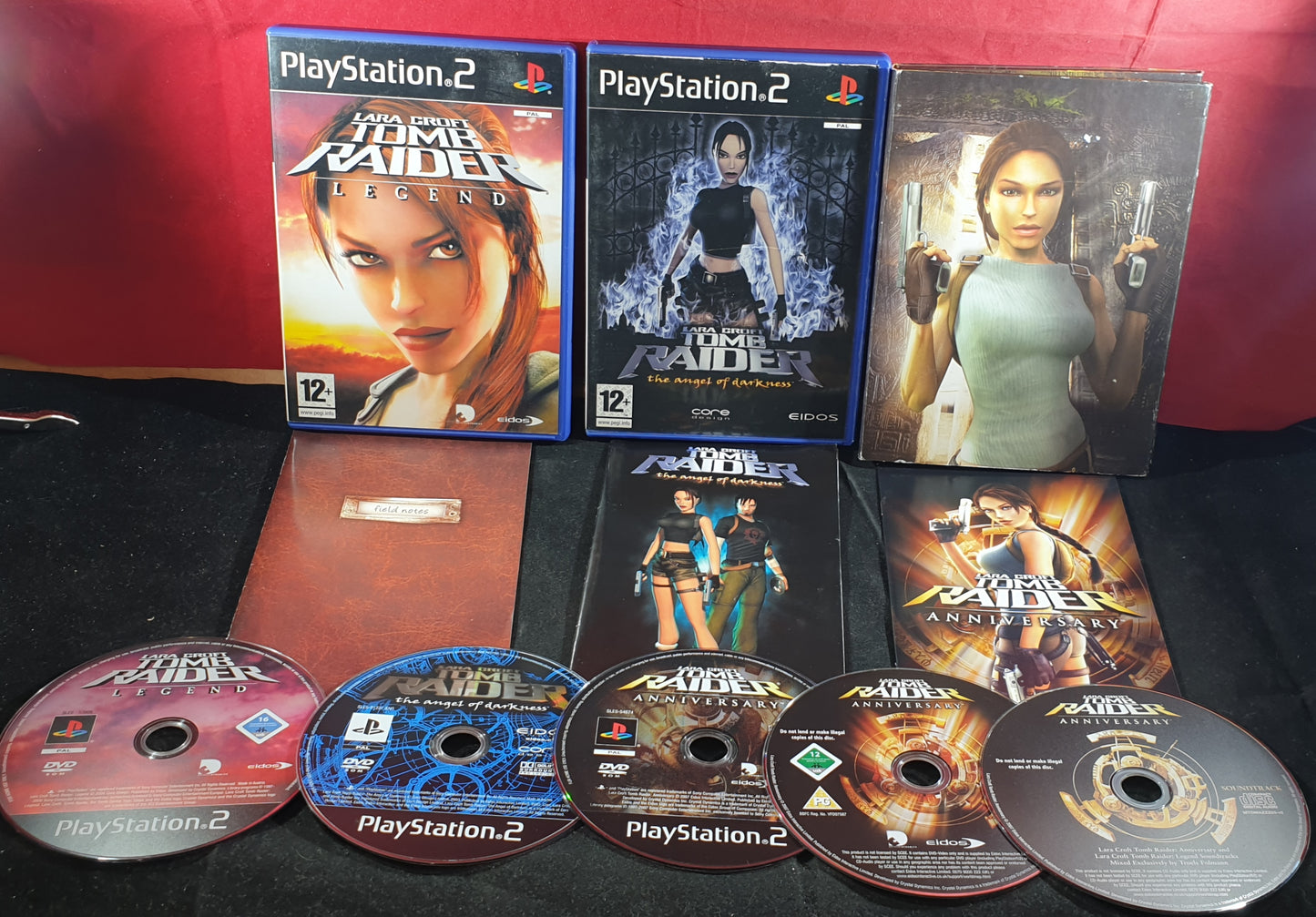 Tomb Raider: Anniversary, Legend & Angel of Darkness Sony PlayStation 2 (PS2) Game Bundle