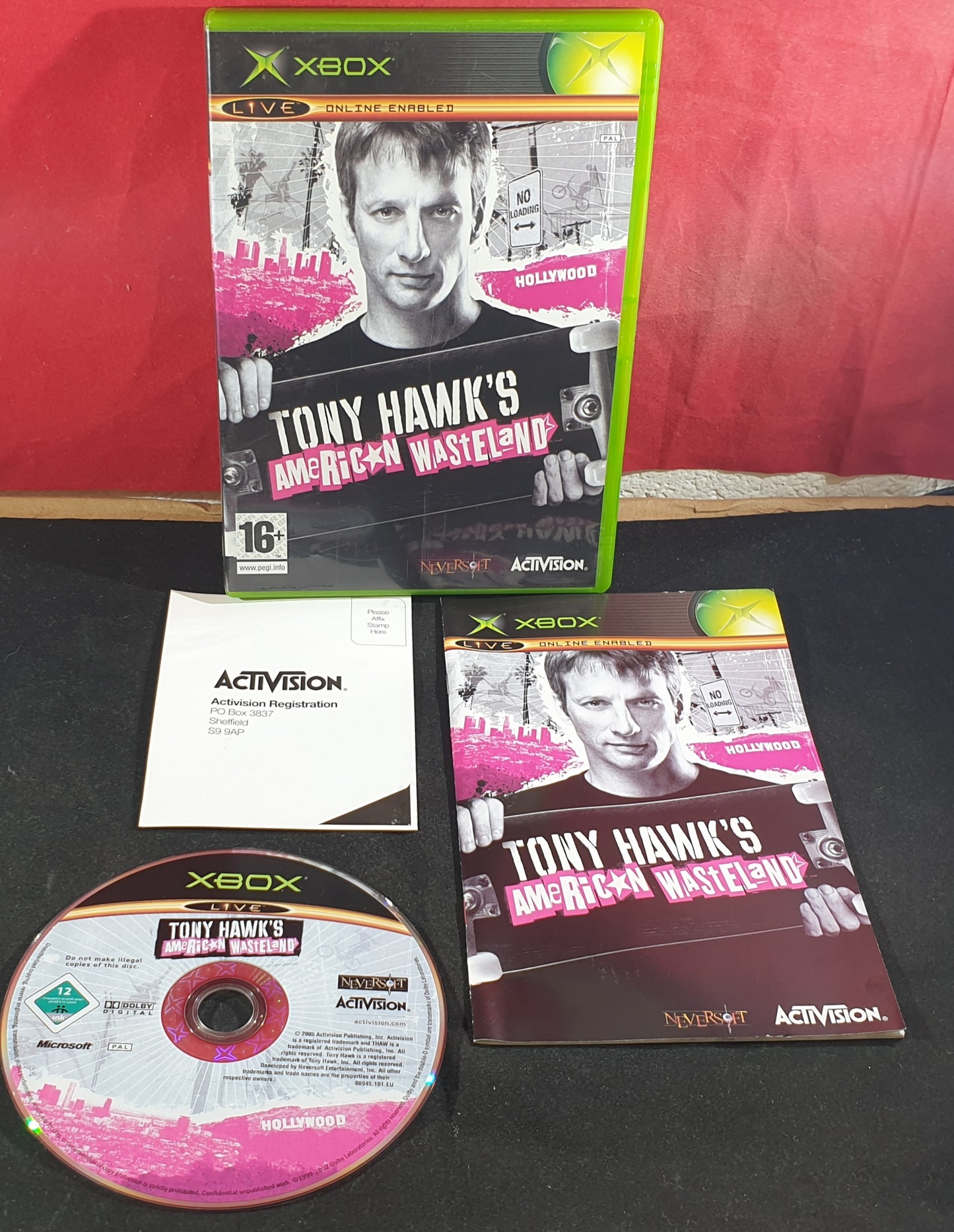 Tony Hawk's American Wasteland Microsoft Xbox Game