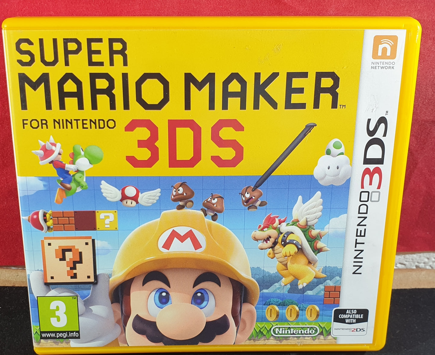 Super Mario Maker Nintendo 3DS Empty Case Only