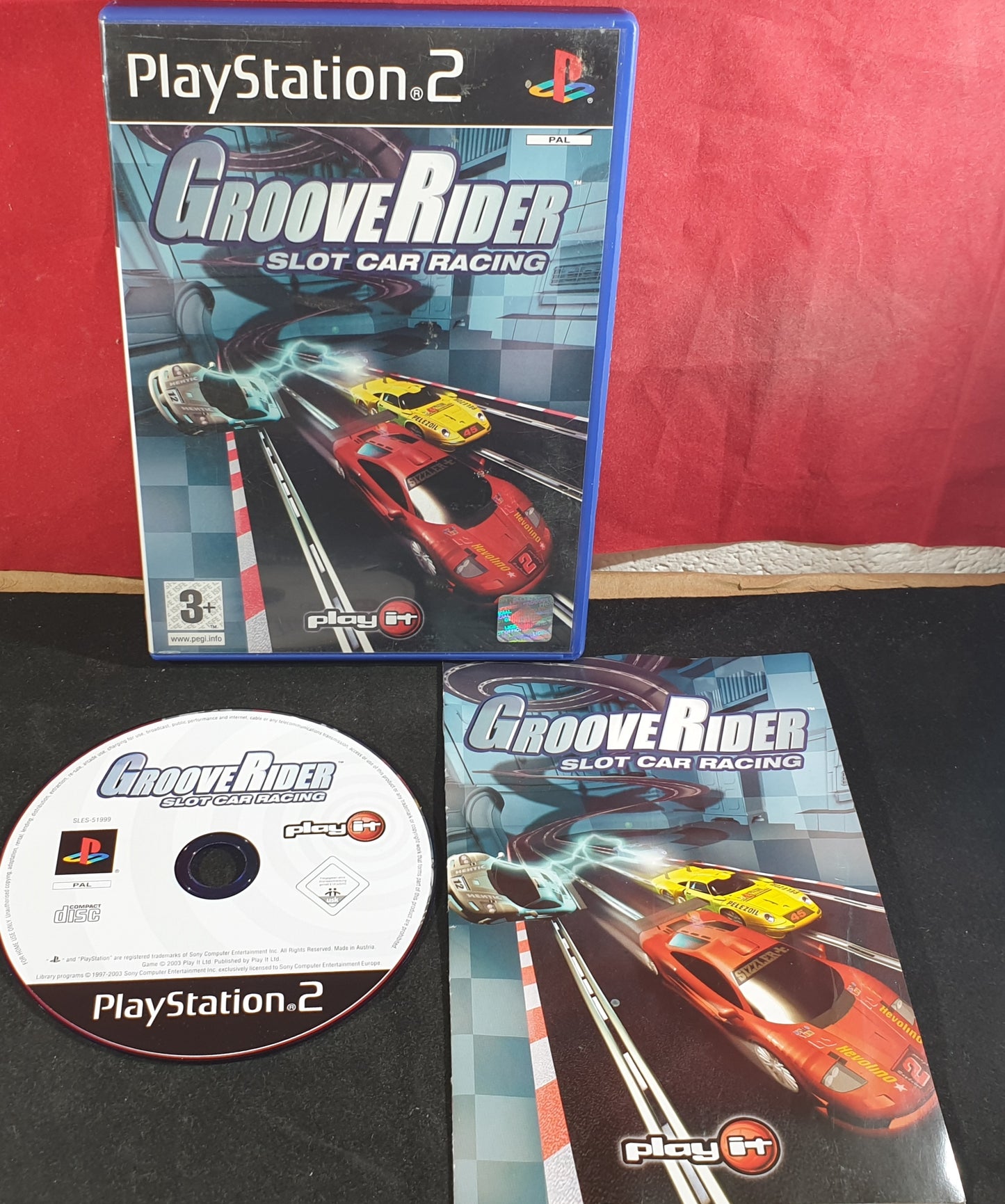 Grooverider Slot Car Racing Sony Playstation 2 (PS2) Game