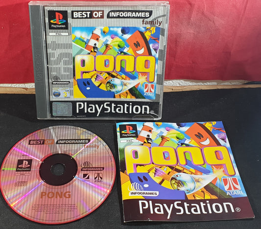 Pong Best of Infogrames Sony Playstation 1 (PS1) Game