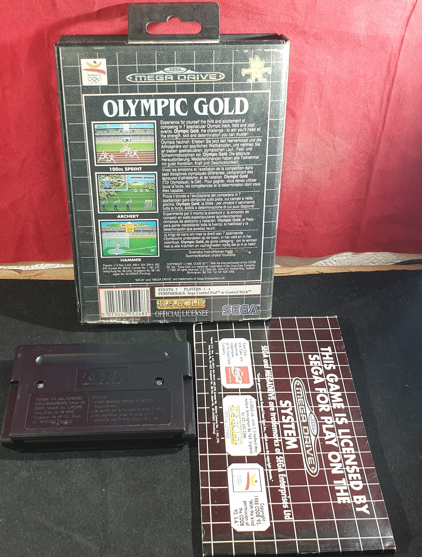 Olympic Gold Sega Mega Drive Game